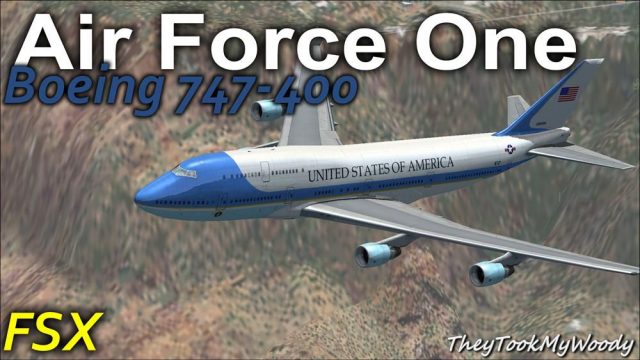 Screenshot 1 — Air Force One Boeing 747-400