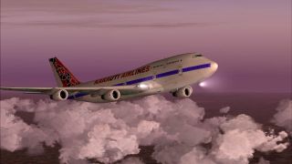 Screenshot 4 — White/Purple Karauti Boeing 747-400