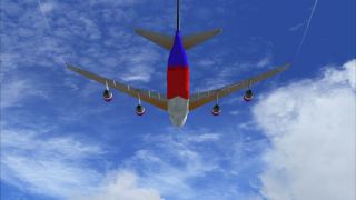 Screenshot 2 — Fictional Boeing 747-400