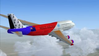 Screenshot 3 — Fictional Boeing 747-400