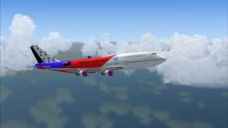Screenshot 4 — Fictional Boeing 747-400