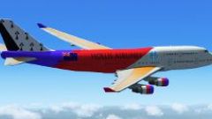 Screenshot 6 — Fictional Boeing 747-400