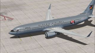 Screenshot 1 — Alaska Airlines Boeing 737-800 "Starliner 75" livery