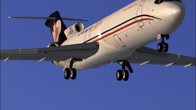 Screenshot 1 — CargoJet B727-200 Textures only