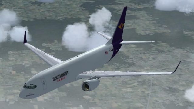 Screenshot 1 — Southwest Cargo Boeing 737-800