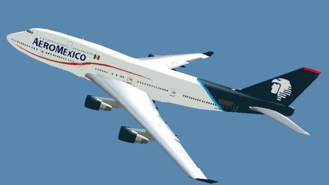 Screenshot 1 — Aeromexico Boeing 747-400