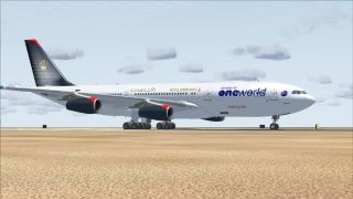 Screenshot 1 — Royal Jordanian Airbus A340-200
