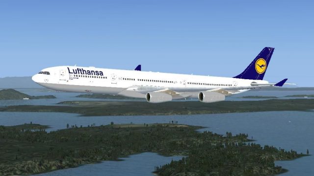 Screenshot 1 — Lufthansa Airbus A340-300