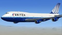 Screenshot 8 — United Airlines Boeing 747-400 (Star Alliance Livery)
