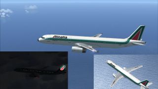 Screenshot 1 — Alitalia Airbus A321