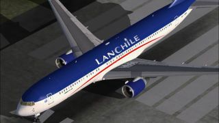Screenshot 1 — FS2004/2 LanChile B767-300 PW ER