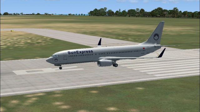 Screenshot 1 — SunExpress Boeing 737-800