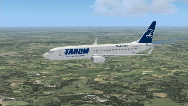 Screenshot 1 — Tarom Boeing 737-800