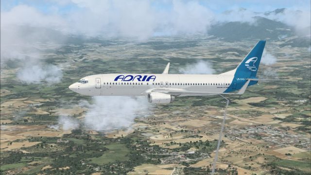 Screenshot 1 — Adria Airways Boeing 737-800