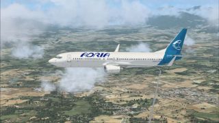 Screenshot 1 — Adria Airways Boeing 737-800