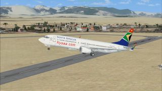 Screenshot 1 — South African Airways Boeing 737-800