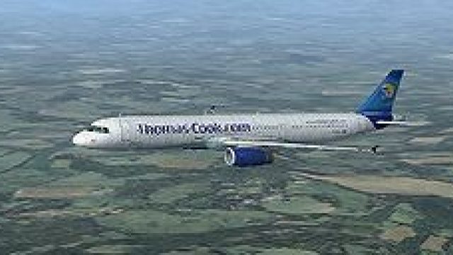 Screenshot 1 — Thomas Cook Airbus A321 registration G-OMYJ