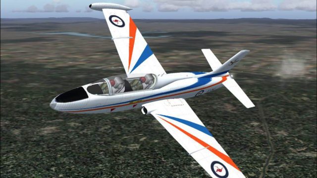 Screenshot 1 — Aircraft Aermacchi MB326H A7-047. Version 1.0