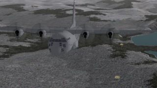 Screenshot 1 — C-130 Cargo Air Drop FX