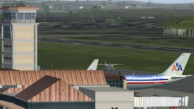 Screenshot 1 — Santiago Cibao Int'l Airport Scenery