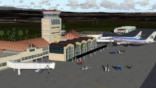Screenshot 4 — Santiago Cibao Int'l Airport Scenery