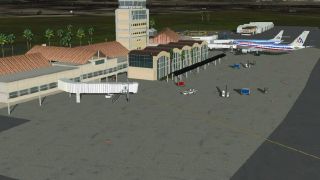 Screenshot 3 — Santiago Cibao Int'l Airport Scenery