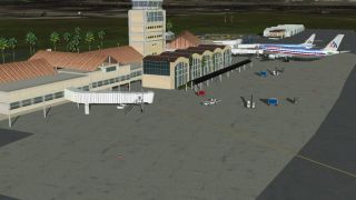 Screenshot 2 — Santiago Cibao Int'l Airport Scenery