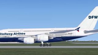 Screenshot 1 — DFW Group Airbus A380-800 Stellweg Airlines
