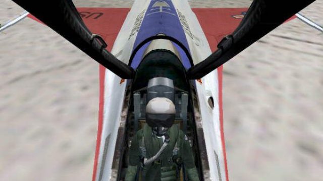 Screenshot 1 — FS2002/FS2004 YF-16