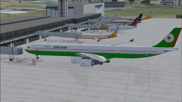 Screenshot 1 — Eva Air Airbus A340-600