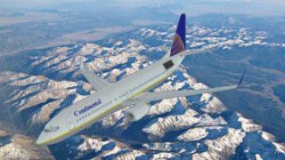 Screenshot 1 — Continental Boeing 737-800. B737-800