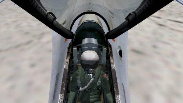 Screenshot 1 — FS2002/FS2004 NAVY F-16 VIPER