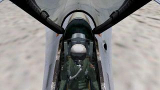 Screenshot 1 — FS2002/FS2004 NAVY F-16 VIPER