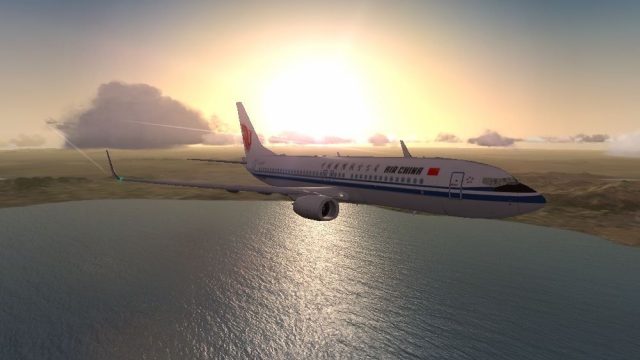 Screenshot 1 — Air China Boeing 737-800