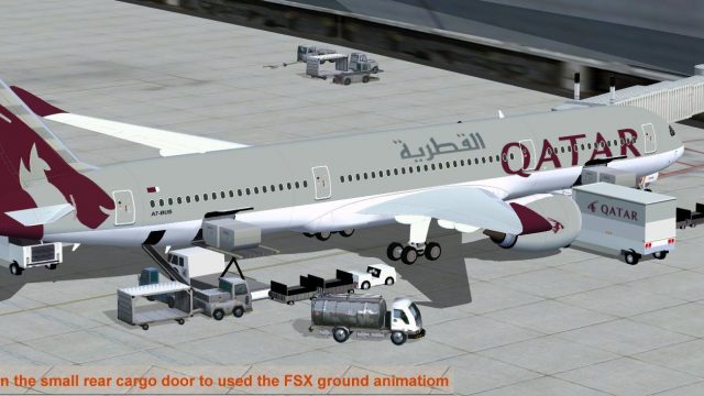 Screenshot 1 — Qatar Airbus A350-900 XWB