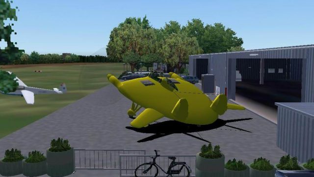 Screenshot 1 — FS2004/FS2002 Chance Vought V-173 Flying Flapjack Prototype Navy carrier based fighter