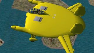 Screenshot 3 — FS2004/FS2002 Chance Vought V-173 Flying Flapjack Prototype Navy carrier based fighter