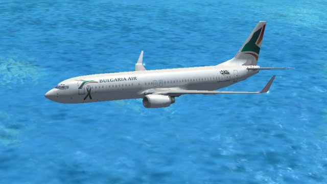 Screenshot 1 — Bulgaria Air Boeing 737-800