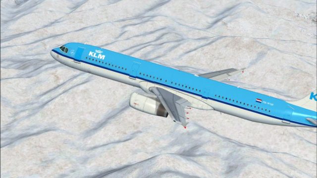 Screenshot 1 — KLM Airbus A321 Repaint