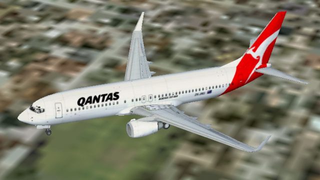 Screenshot 1 — Qantas Jet Connect Boeing 737-800