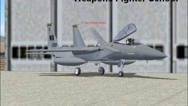 Screenshot 1 — F-15 USAF Weapons Fighter School