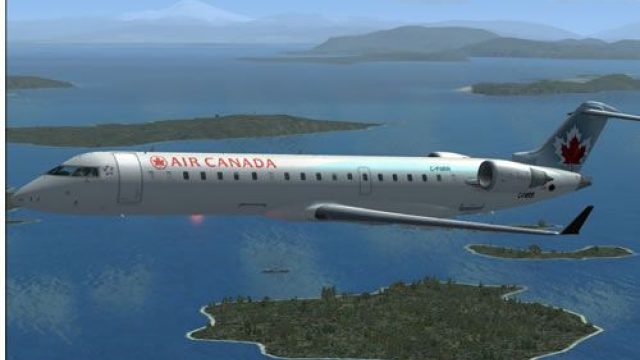 Screenshot 1 — Air Canada Bombardier CRJ-700 C-FWRR Repaint