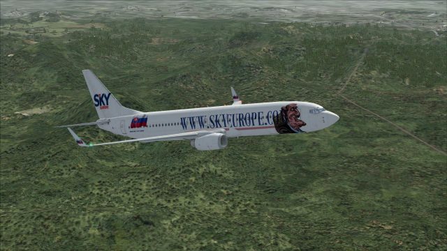 Screenshot 1 — Skyeurope Boeing 737-800