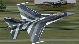 Screenshot 3 — Fs2004 Lockheed Martin F-16 Falcon RNAF J-0 RNAF