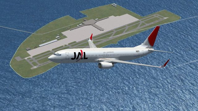 Screenshot 1 — JAL Express Boeing 737-800