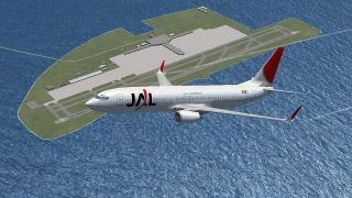 Screenshot 1 — JAL Express Boeing 737-800