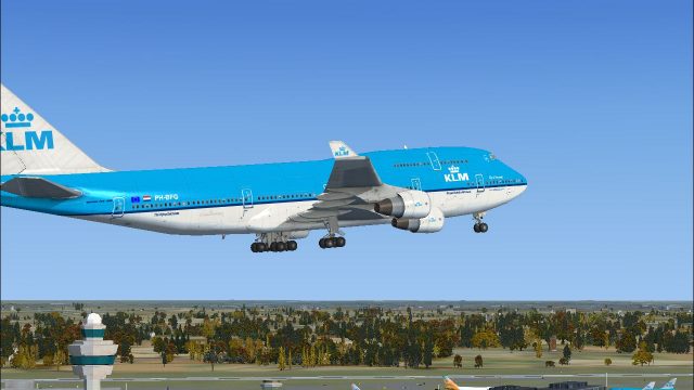 KLM Aviationtag B747-400M PH-BFF 塗装面完璧 KLM Aviationtag B747