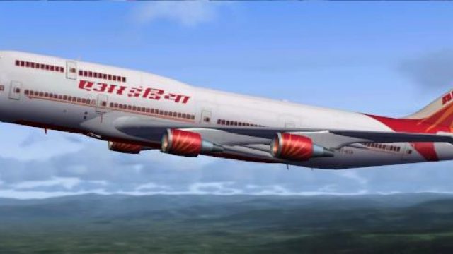 Screenshot 1 — Air India Boeing 747-400