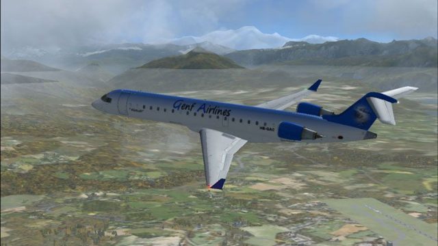 Screenshot 1 — Genf Airlines Bombardier CRJ 700