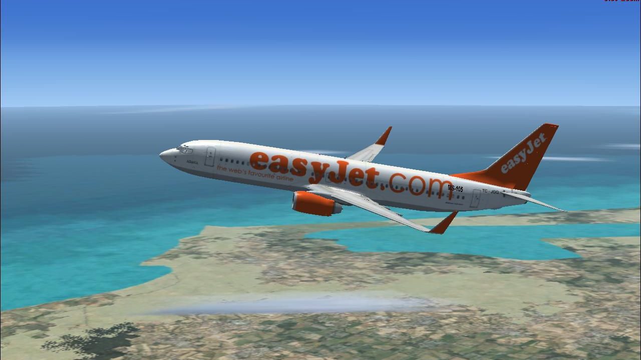 Easyjet Virtual EasyJet Airlines Boeing 737-800 for FSX